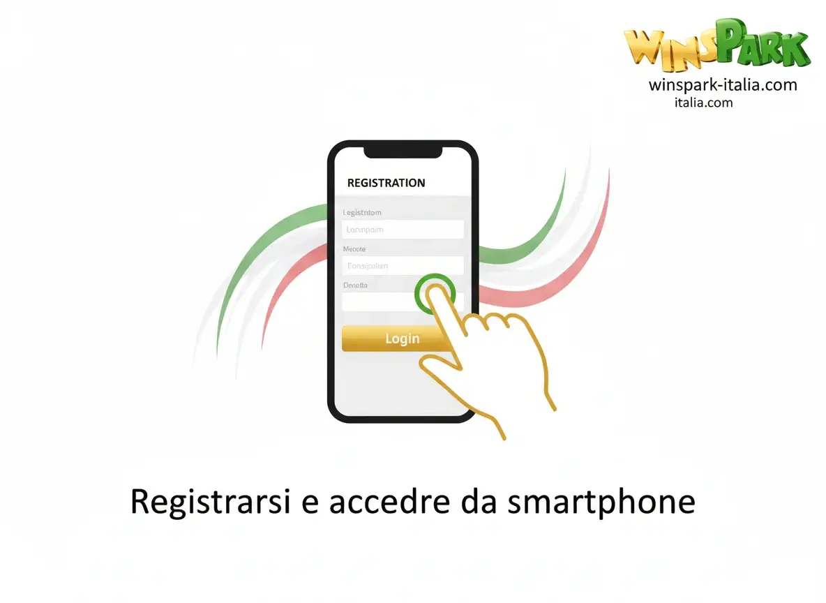 Registrarsi e accedere da smartphone